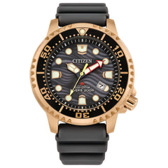Citizen Promaster Dive Eco-Drive Watch, 3-Hand Date, ISO Certified, Luminous Hands and Markers, Rotating Bezel