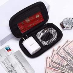 PYLCO SMART Case Wallet, Travel Tech Cord Organizer Small Soft Pouch Bag, Mini Portable USB Charging Cables Accessories Storage Pouch Bag