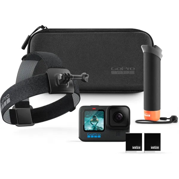 GoPro Hero 12 Action Camera Bundle (CHDRB-121-RW) - Black