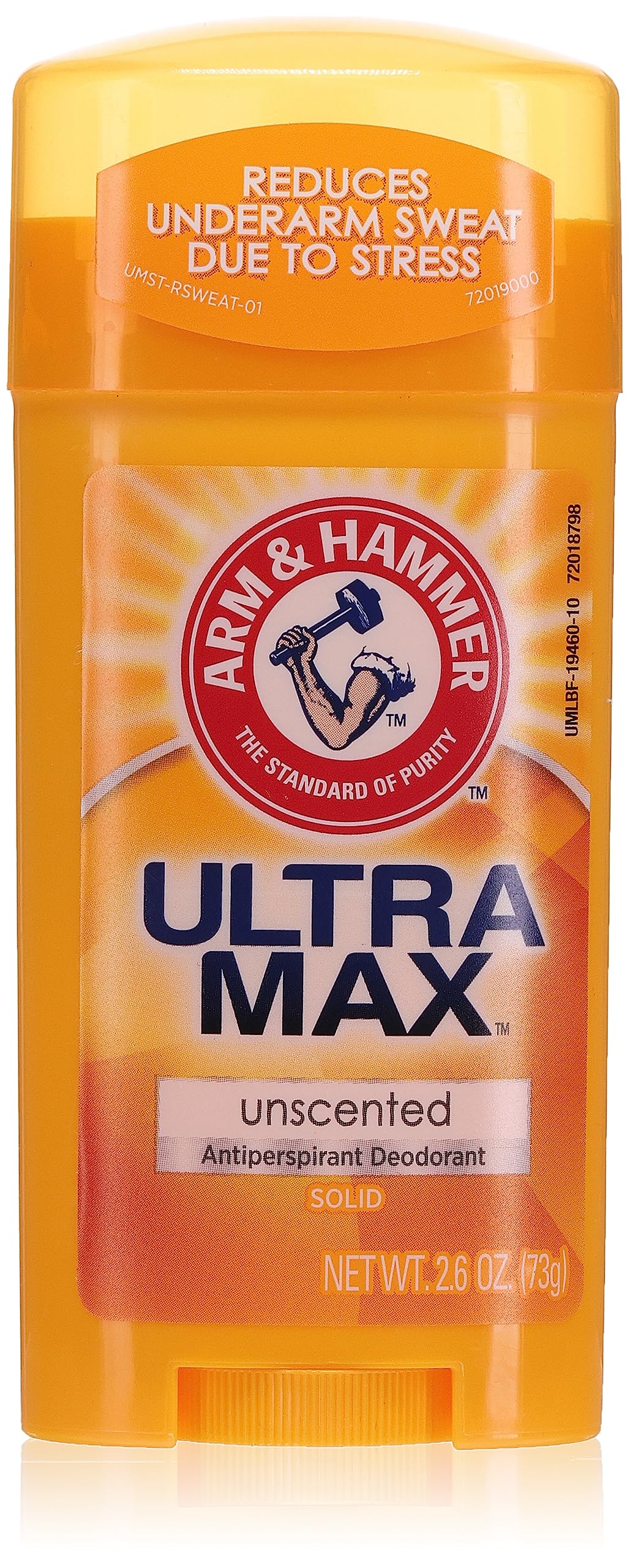 ARM & HAMMER Ultra Max Advanced Protection Unscented Antiperspirants Deodorant - 73g