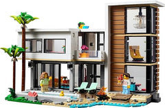 LEGO Creator 3in1 Modern House to 3-Storey City Building to Forest Cabin Set, Model Building Kit for Kids, Gift Idea for 9 Plus Year Old Boys and Girls 31153