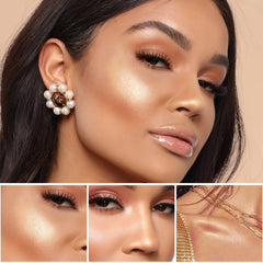 NALACAL Liquid Highlighter Makeup Stick, Dewy Finish, Moisturizing Silky Smooth Texture, Cream Highlighter Lightweight, Easy To Spread, Long-lasting Natural Makeup Effect (01#Spotlight)