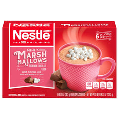 Nestle Hot Cocoa Mix Mini Marshmallows in Rich Milk Chocolate Flavor (6 Envelopes, 20.2g Each)