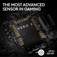 Logitech G PRO X SUPERLIGHT 2 LIGHTSPEED Wireless Gaming Mouse, 4K Polling, Lightweight, LIGHTFORCE Hybrid Switches, HERO 2 Sensor, 32,000 DPI, 5 Programmable Buttons, USB-C Charging, PC & Mac - White