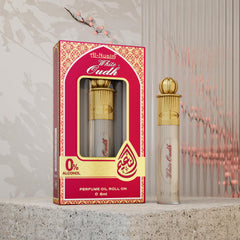 Al Nuaim Silver Series | White Oudh Alcohol Free Attar For Men - 6ml | Precious Oudh Blend | Aromatic Sensation |Long-Lasting Fragrance