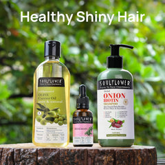 SOULFLOWER ORGANIC OLIVE HAIR OIL, DEEP CONDITIONING, 100% PURE, COLD PRESSED, VEGAN, NATURAL, PRESERVATIVES FREE, 200ML/ 6.7 FL OZ
