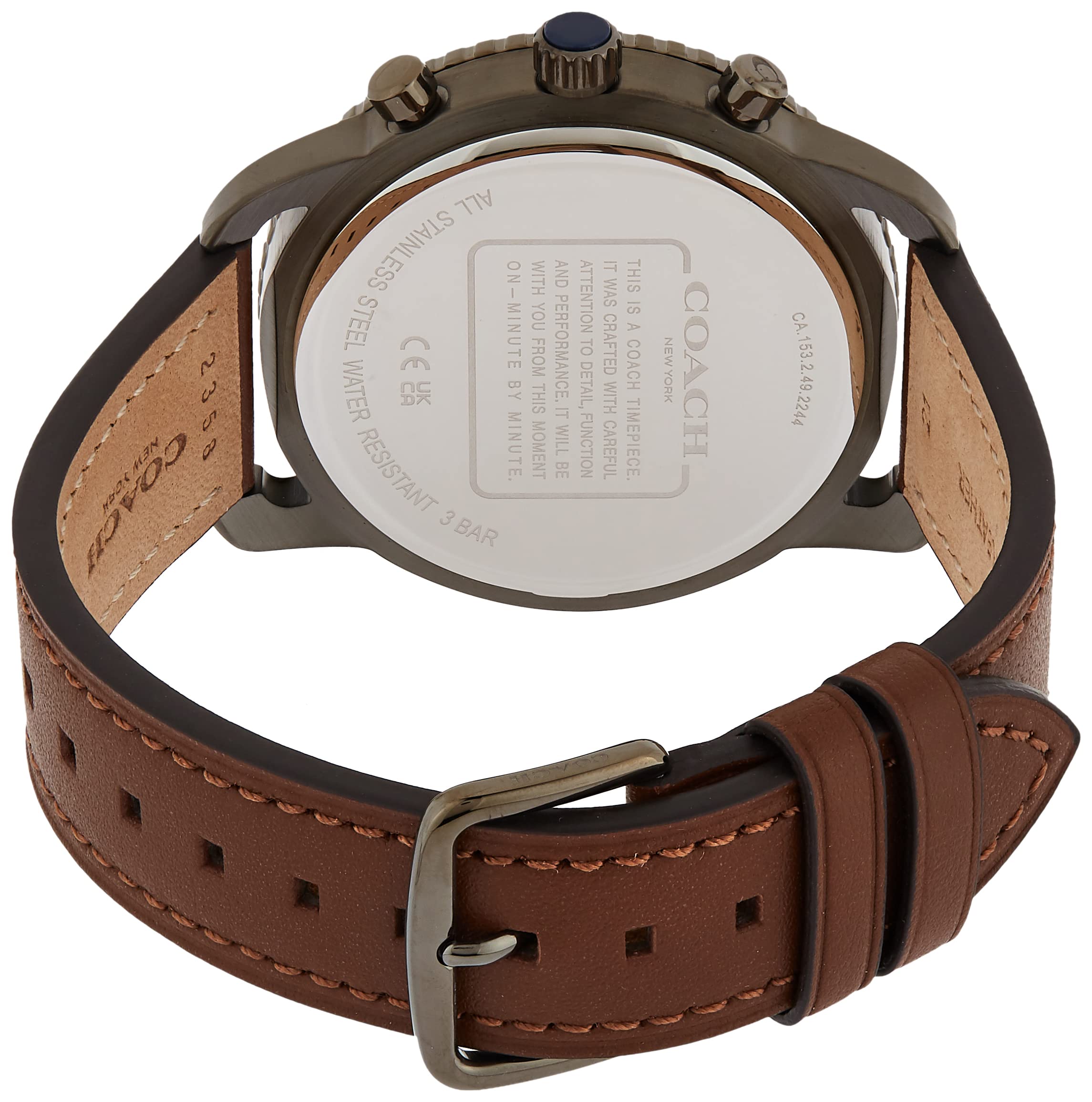Coach CRUISER Men's Watch, Analog - Brown / Blue