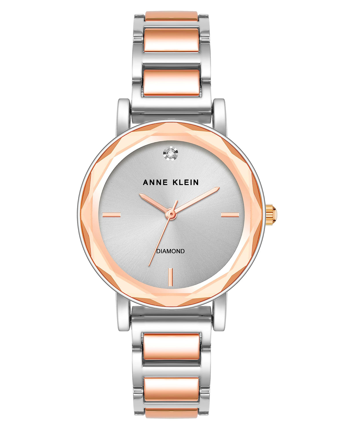Anne Klein Women's Genuine Diamond Dial Bracelet Watch