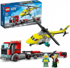 LEGO City Rescue Helicopter Transport 60343 Building Kit (215 Pieces)