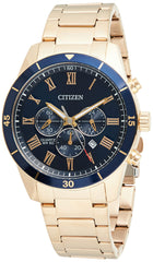 CITIZEN Mens Quartz Watch, Chronograph Display and Stainless Steel Strap - AN8169-58L