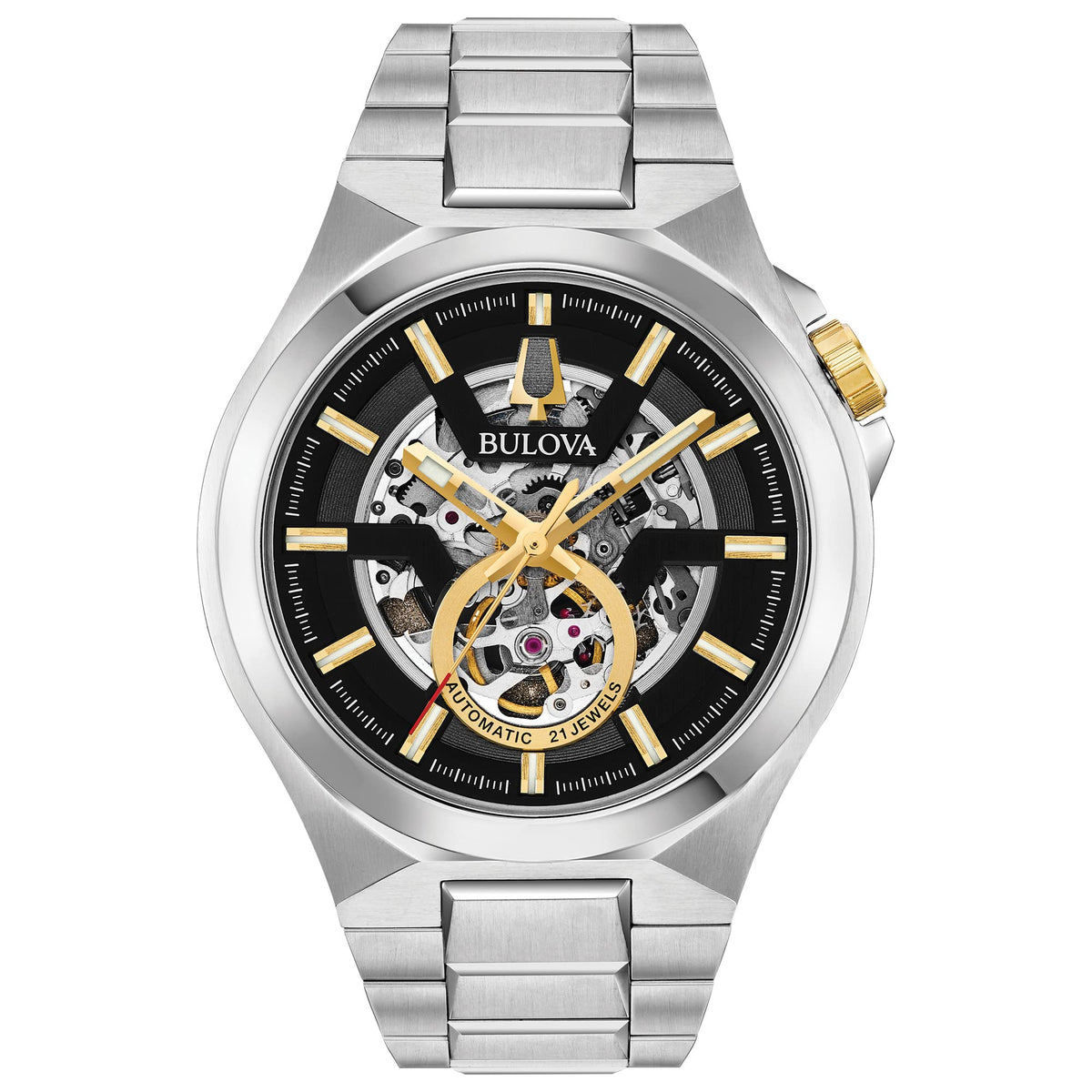 Bulova Men's Watch, Automatic - 98A178 - Silver