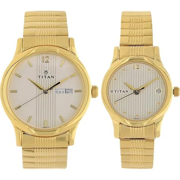 Titan Bandhan Analog Round Watch for Couples