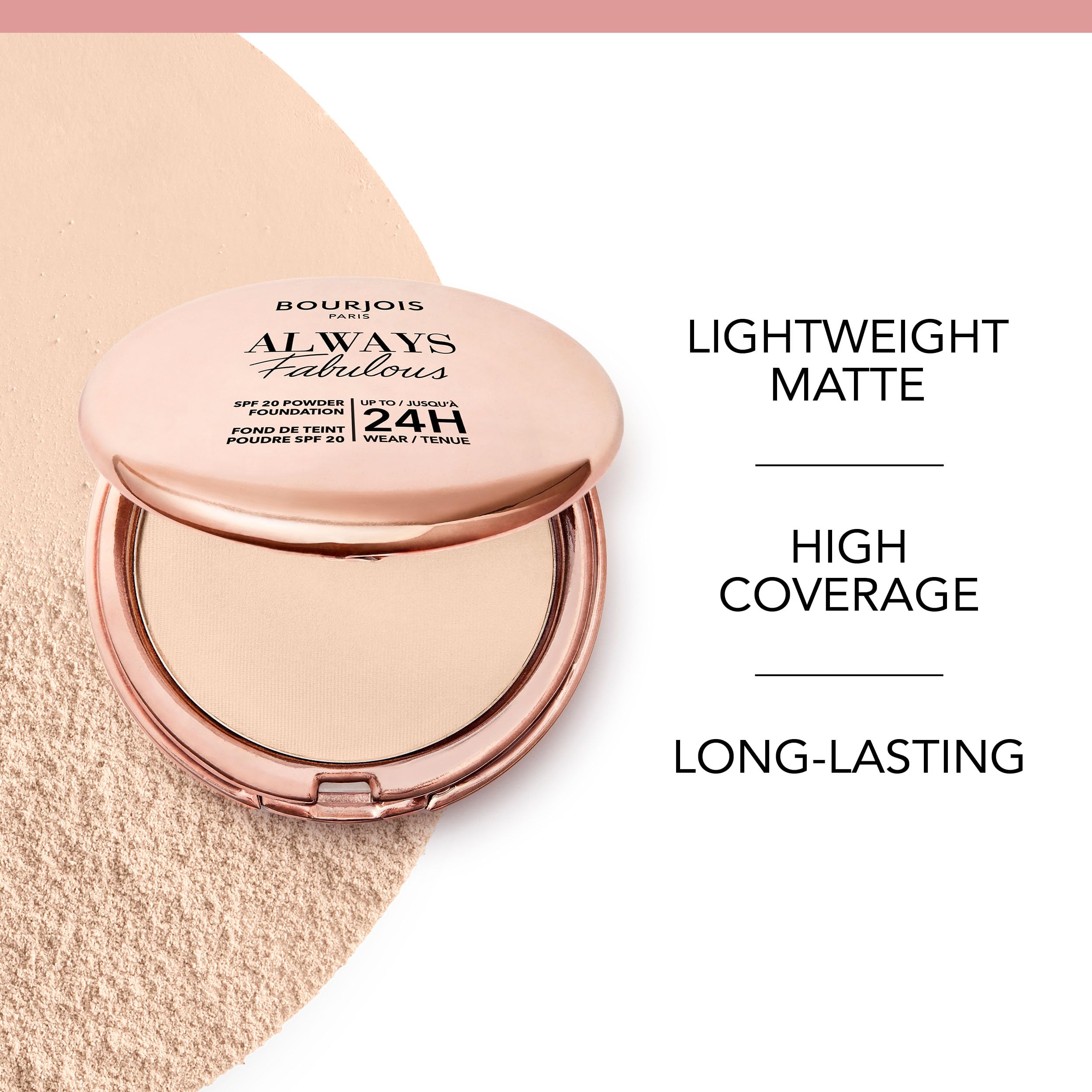 Bourjois Always Fabulous Powder Foundation - 310 - Beige, 7g