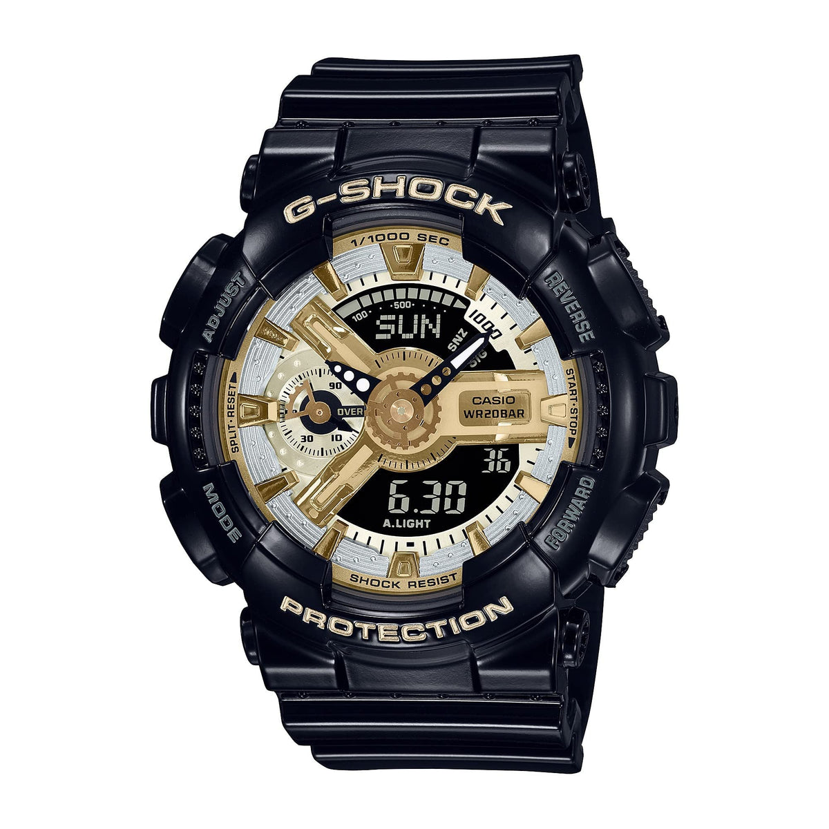 G-Shock GMAS110GB-1A Black One Size, Black, One Size, GMAS110GB-1A