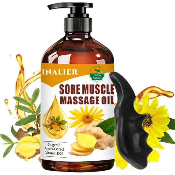 Sore Muscle Massage Oil,Gift for Husband Dad Boyfriend,Relaxing Massage Oil,Arnica Oil,Massages Oil for Massage Therapy,Gifts for Men and Women,Spa Gifts for Him Her