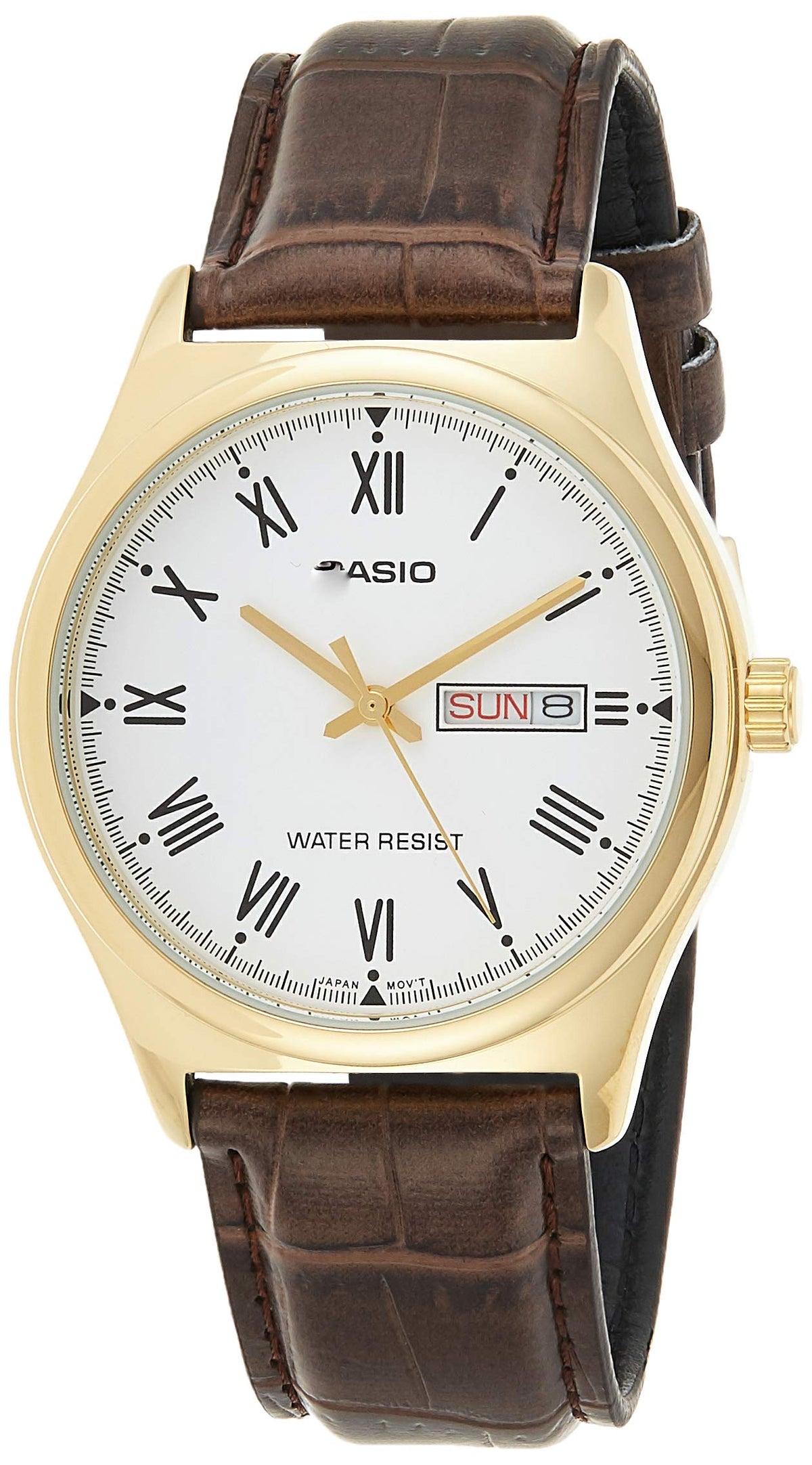 Casio Watch White/Brown