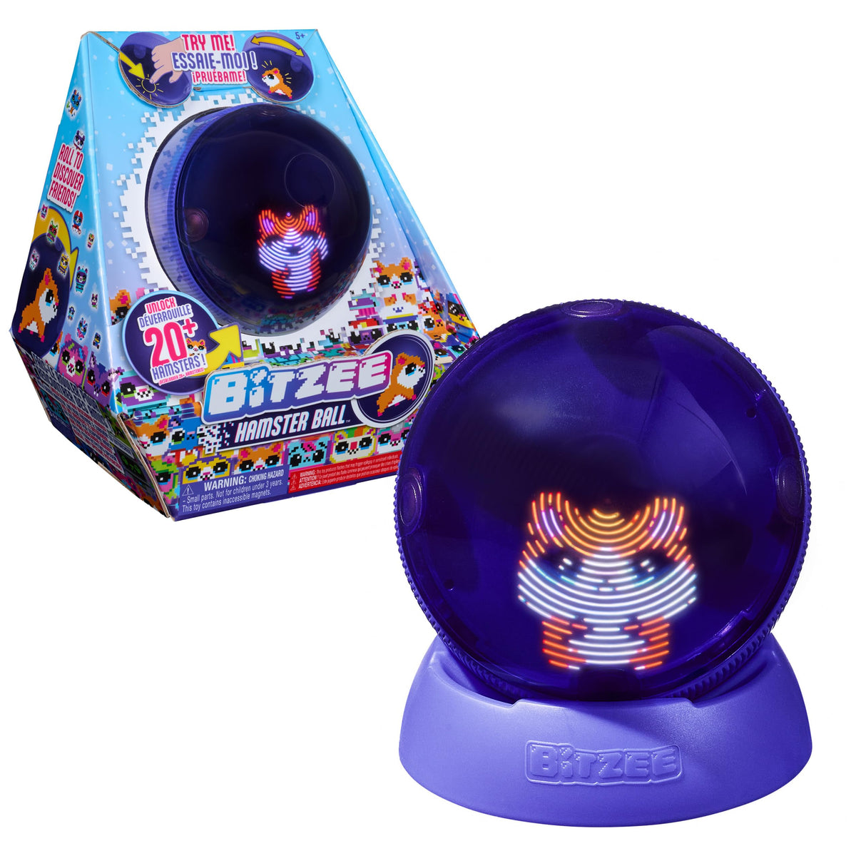 Bitzee Interactive Hamster Ball - ‎Multicolor