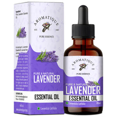 Aromatique Lavender Essential Oil For Skin Care And Hair Growth 100% Pure And Natural Therapeutic Grade- 30Ml Beige