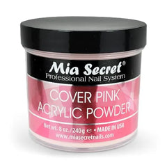 Mia Secret Cover Pink Acrylic Powder , Professional Nail System, Ideal for Long Lasting Nails