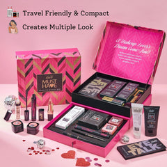 Iba Must Have Complete Makeup Box for Women (Medium) l with 11 Essential Products l Makeup Kit for Women l Waterproof l Bridal Makeup for Women l Full Face Makeup | 100% Vegan & Cruelty-Free