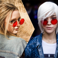Joopin Round Polarized Sunglasses for Men Women, UV Protection Sun Glasses Small Circle Hippie Lennon Shades Sunglasses