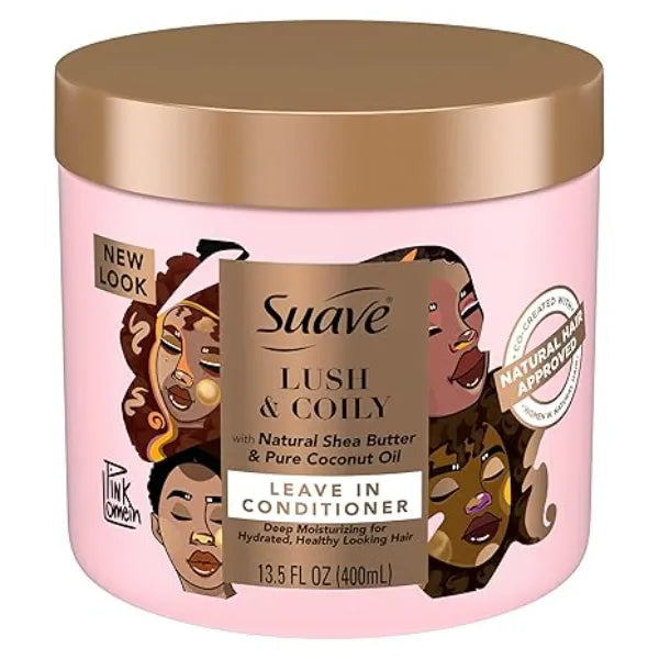 Suave Professionals Natural Shea Butter Coconut Nourish & Strengthen Leave In Conditioner 13.5 fl oz