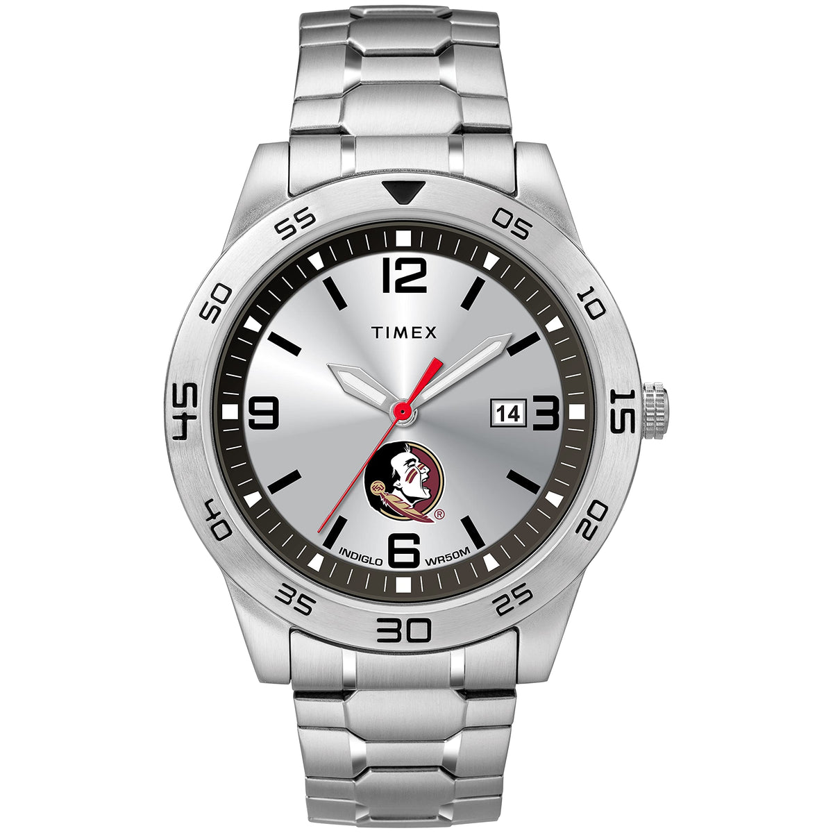 Timex Tribute Men's Citation 42mm Quartz Watch with Stainless Steel Strap - Silver