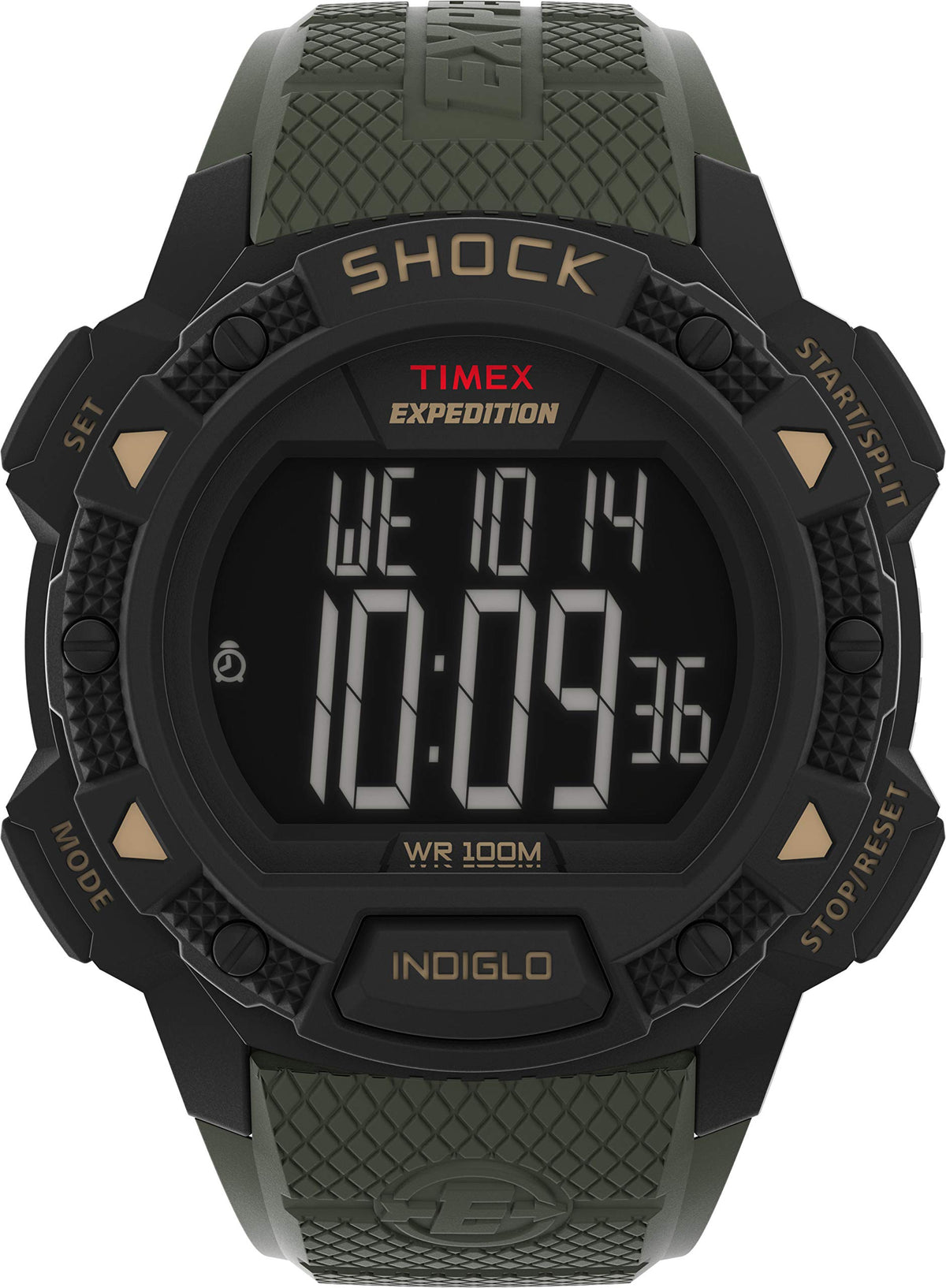 Timex Men's Expedition Base Shock 45mm Watch - Green/Black