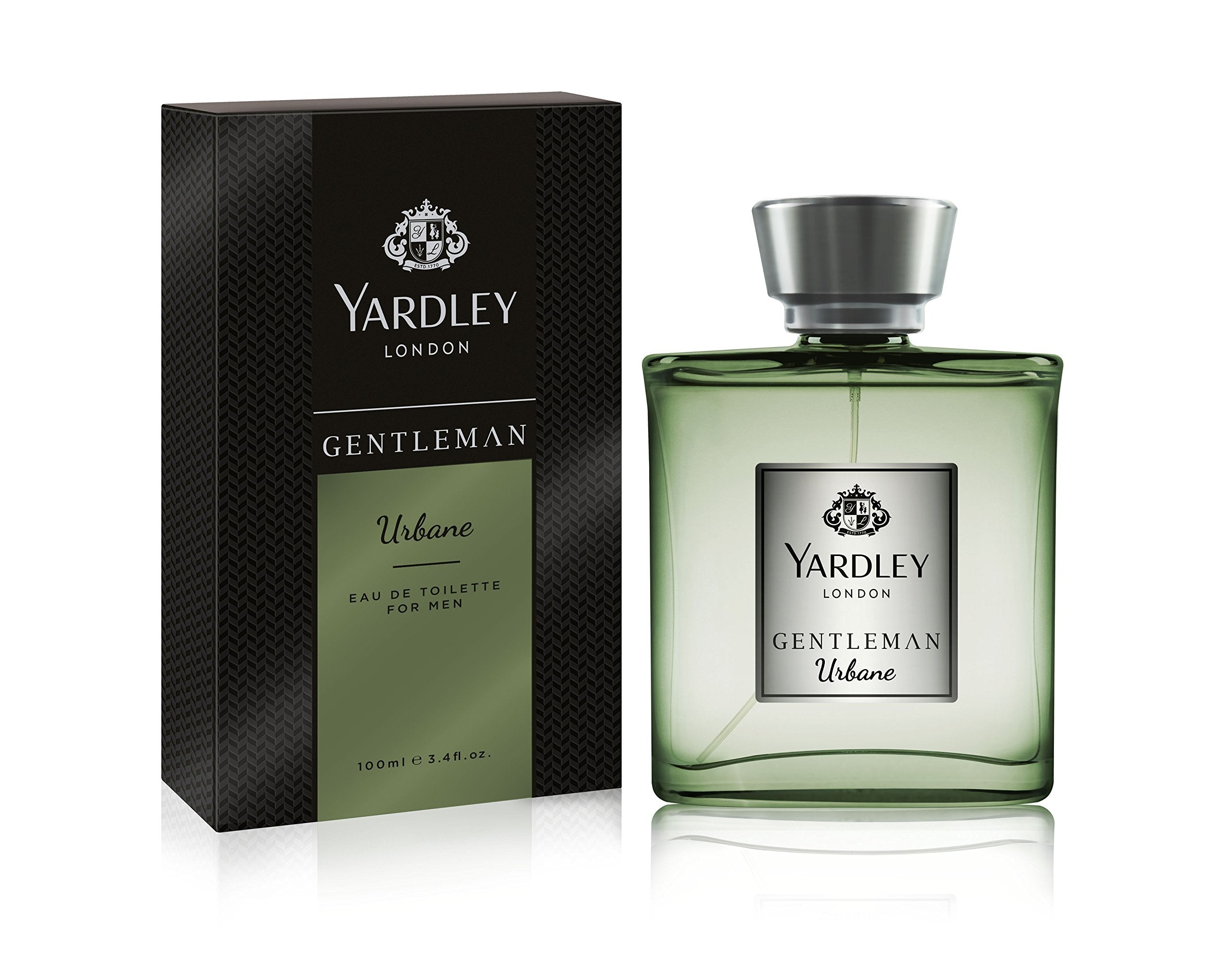 Yardley London Gentleman Urbane Perfumed Gift Set EDP 100ml + Body Spray 150ml | For Vigorous & Flamboyant Male - Sandalwood, Patchouli & Musk