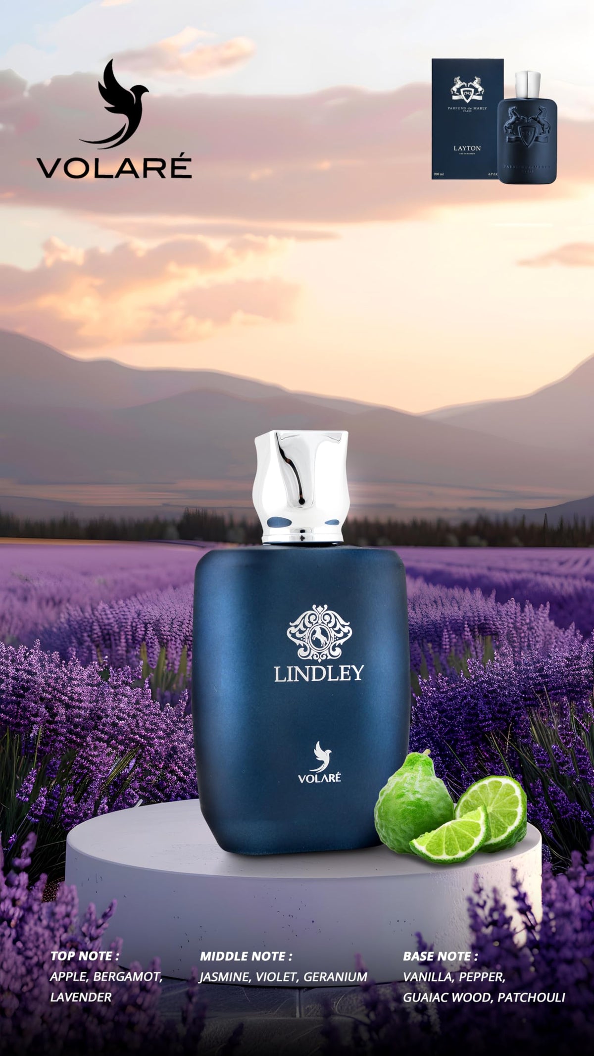 Lindley Eau De Parfum 100ml By Volare Uniex