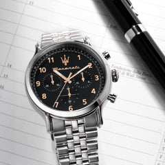 Maserati Epoca HerrenuhrLIMITED Edition, Chronograph, Quarzwerk - R8873618029 - silver