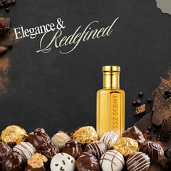 TSZ Scent ChocoCream Perfume Oil 12ml - Sweet Chocolate & Musk Fragrance for Women and Men, Luxurious Long-Lasting Body Oil, Perfect for Gifting