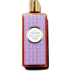 LaLicious Sugar Lavender Shower Oil & Bubble Bath - Natural Shower Cleanser with Topical Probiotics & Grapeseed Oil - Bath Soap Product for Shower, Bath & Shaving, No Parabens - 10oz