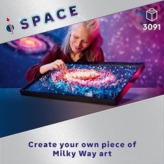 LEGO Art The Milky Way Galaxy Set, Space Model Kit for Adults to Build, Creative Activity for Design Lovers, Home Office Décor Idea for Living Room, Astronomy Gift for Men, Women, Him or Her 31212