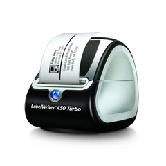 DYMO LabelWriter 450 Turbo Direct Thermal 600 x 300DPI Black,Silver Label Printer