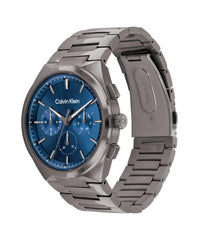 Calvin Klein Multi Dial Quartz Watch for Men Collection Distinguish with Stainless Steel Strap Available - Blue