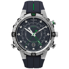 Timex Men's Expedition Tide-Temp-Compass 45mm Watch - Blue/Silver-Tone