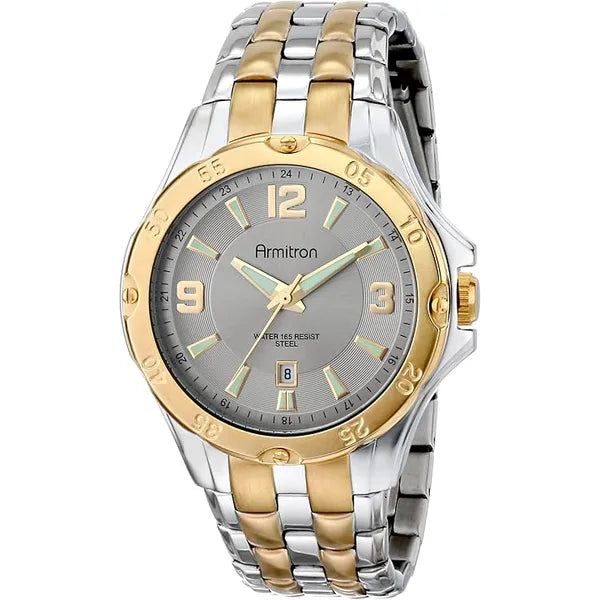 Armitron Men's Showcase Casual Watch, Metal Bracelet