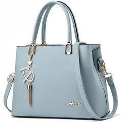 Womens Purses and Handbags Shoulder Bags Ladies Designer Top Handle Satchel Tote Bag - Liz Light Blue