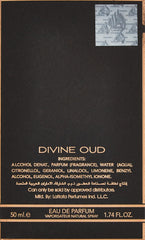 Lattafa Divine Oud Eau de Perfume Spray for Men, 50 ml