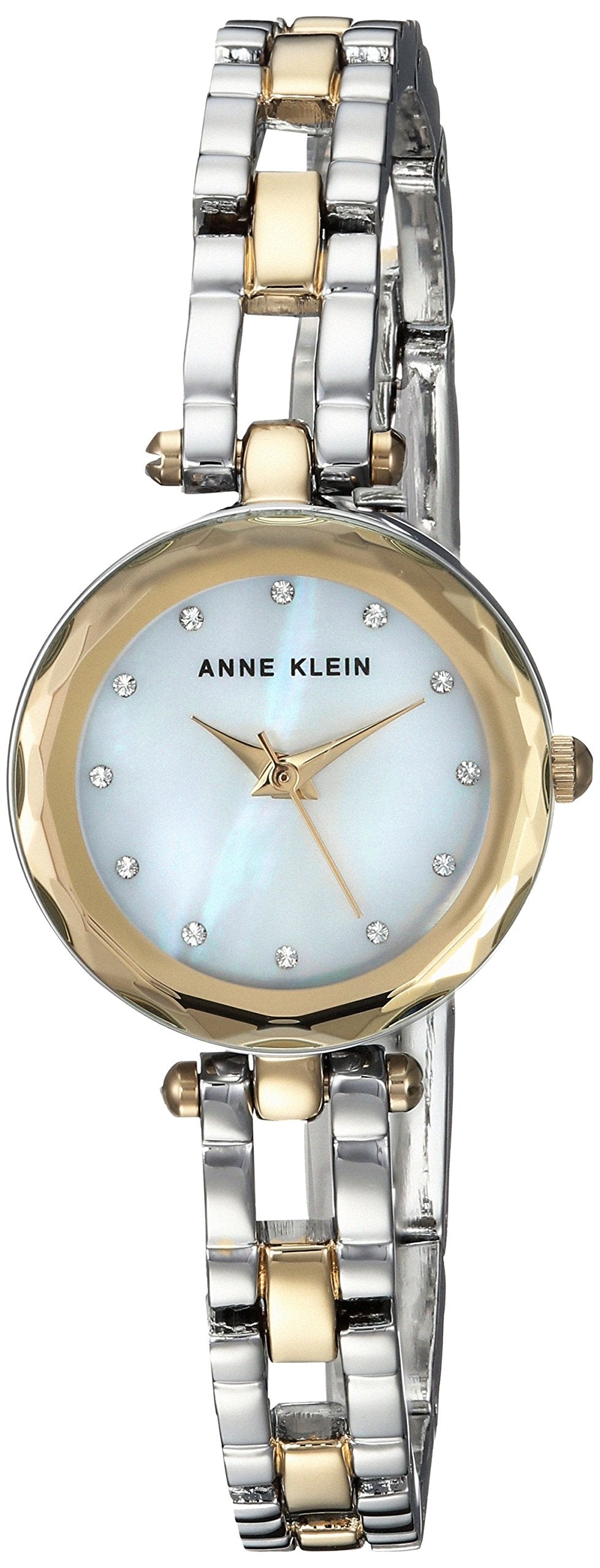Anne Klein Women's Analog Japanese Quartz Watch with Alloy Strap AK/3121MPTT, One Size