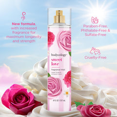 Bodycology Long-Lasting Fragrance Body Mist, Sweet Love, 8 fl oz