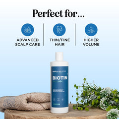 Shampoo for Thinning Hair and Hair Loss - Volumizing Biotin Shampoo for Hair Growth with Rosemary Argan Oil and Evening Primrose Oil - (236 ml (Pack of 1)) (273 mL)