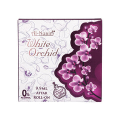 Alcohol Free Attar Roll On - 9.9ml | Exquisite & Long Lasting Fragrance (Pack of 1-9.9ml, White Orchid)