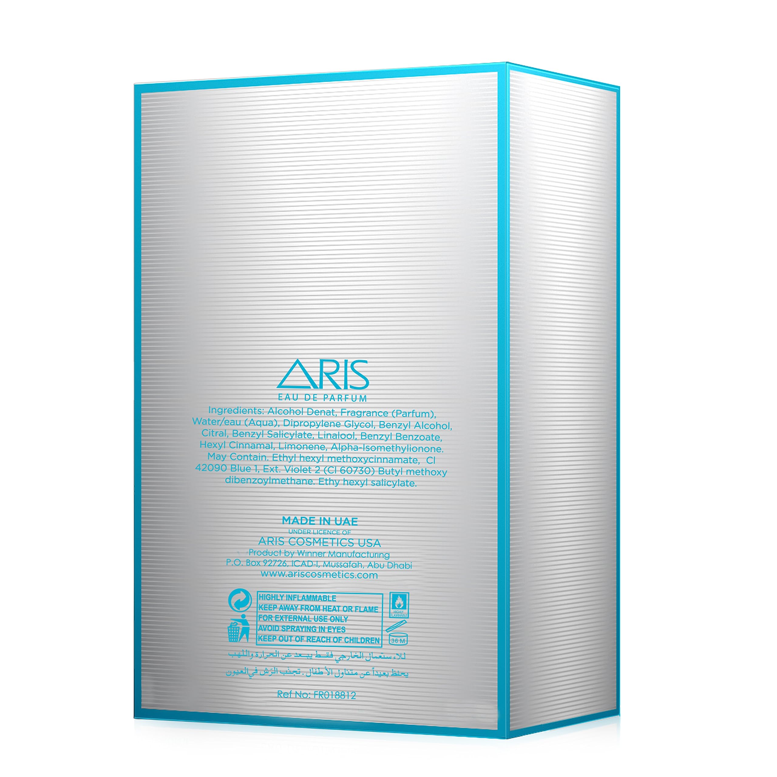 Ice by Aris: Eau de Parfum | Perfume for Men/Cologne for Men | Fresh Fruity and Floral Fragrance | Long Lasting Perfume for Men - 100ml