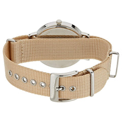 Citizen Men White Dial Fabric Band Watch - aU1080-20a