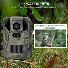 GOWENIC Trail Camera, 4K 50MP 1080P Game Hunting Camera with Night, 0.3s Speed, IP65 Waterproof, Loop Recording for Outdoor Wildlife Monitoring
