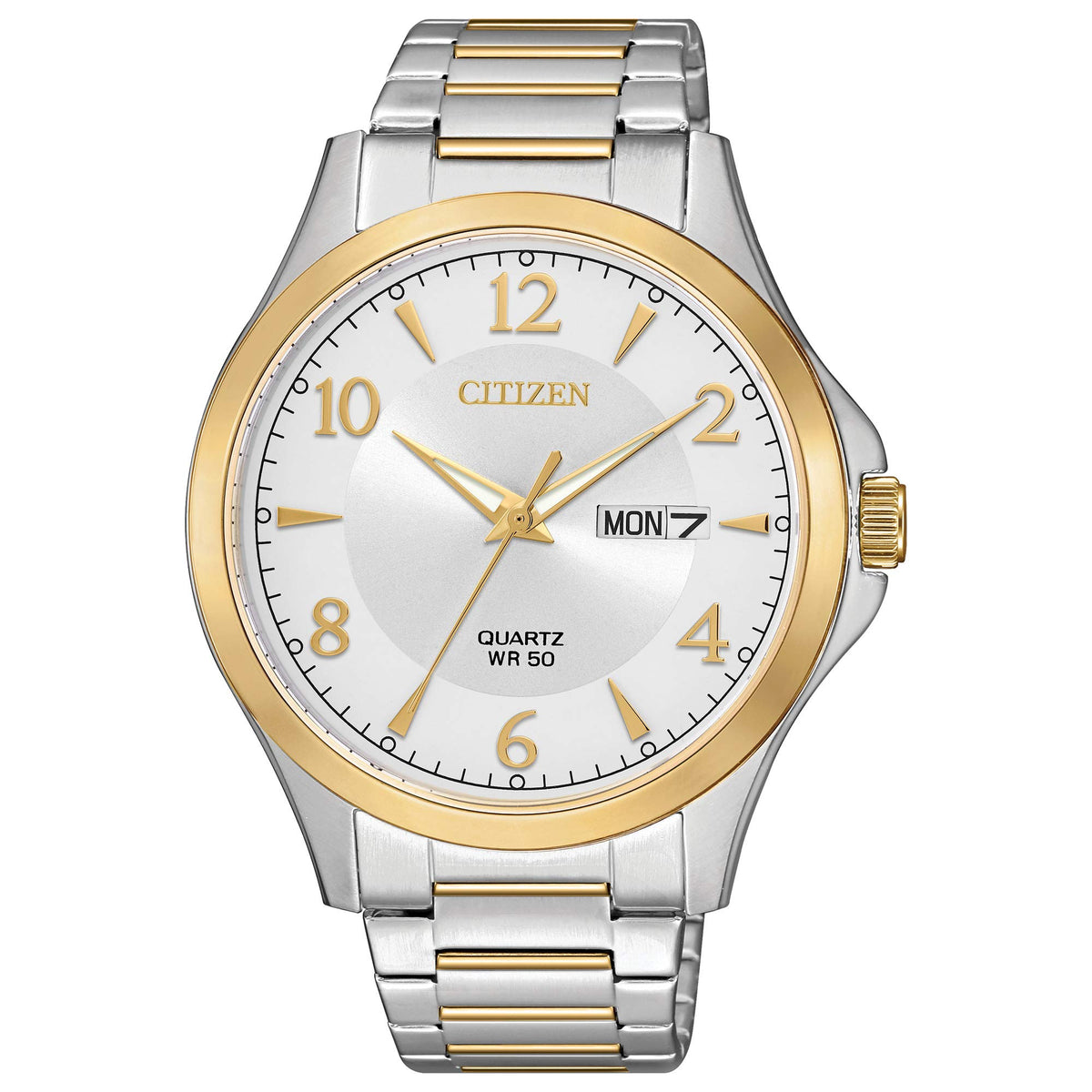 Citizen Quartz Mens Watch, Stainless Steel, Classic, Two-Tone (Model: BF2005-54A), Two-Tone