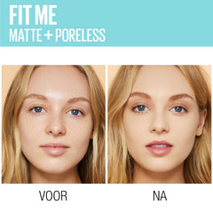 Maybelline New York Fit Me Matte And Poreless Foundation For Women, 102 Fair Ivory, 30 ml