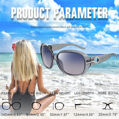 Joopin Sunglasses for Women Oversized Shades for Ladies Trendy Large Rectangle Sun Glasses UV Protection